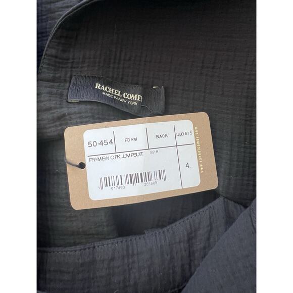 Rachel Comey Jumpsuit Womens Size 4 Plunge V Neck Goth Whimsigoth Grunge Party - Picture 3 of 8